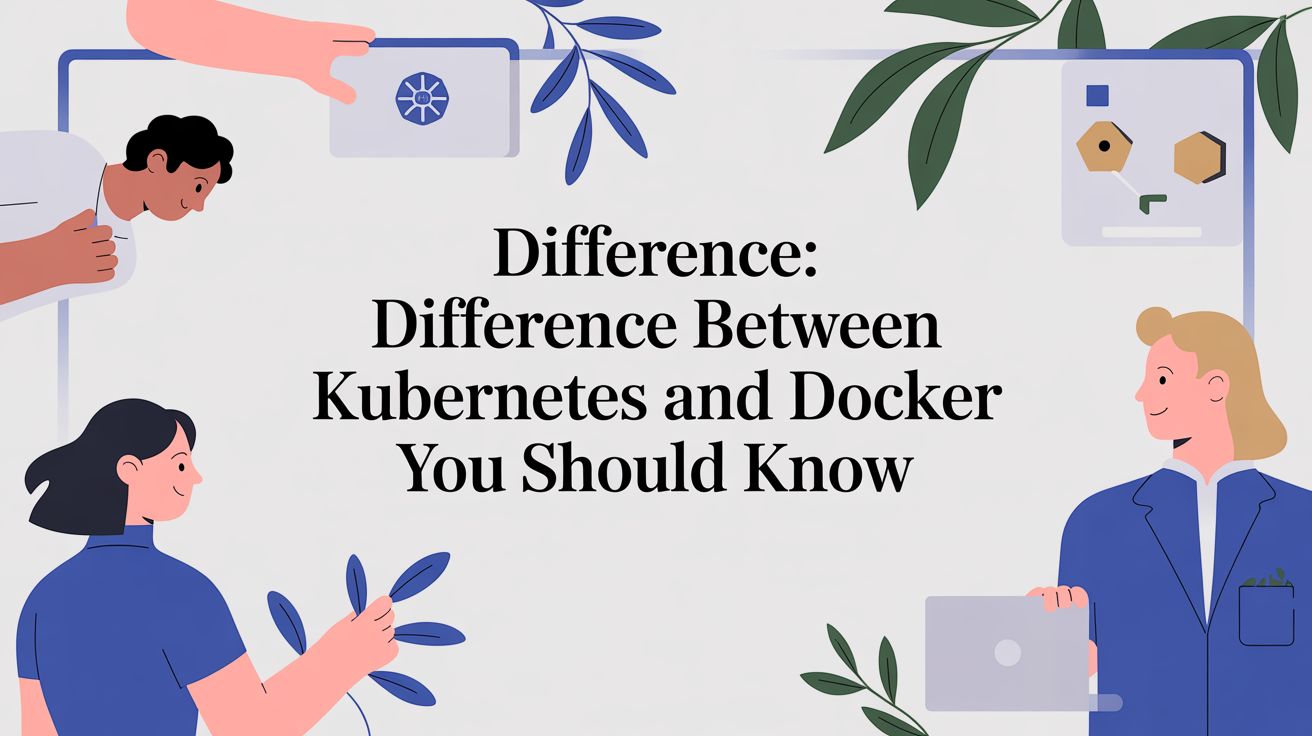 Difference: difference between kubernetes and docker you should know