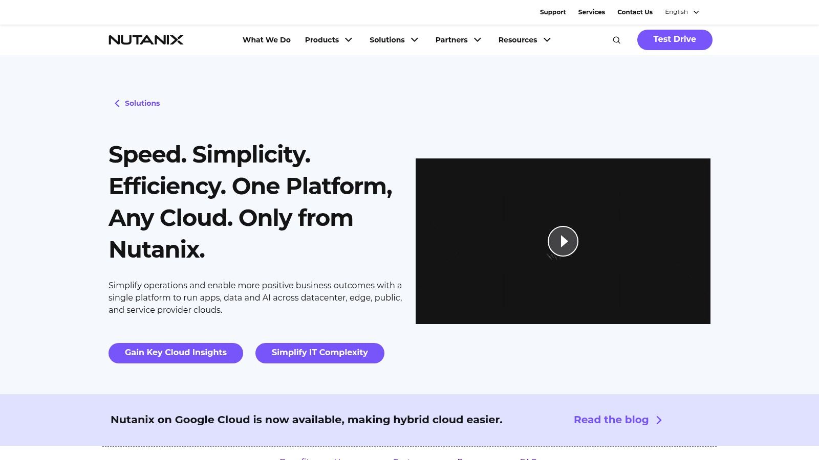 Nutanix – Nutanix Cloud Platform and Nutanix Cloud Clusters (NC2) on AWS/Azure