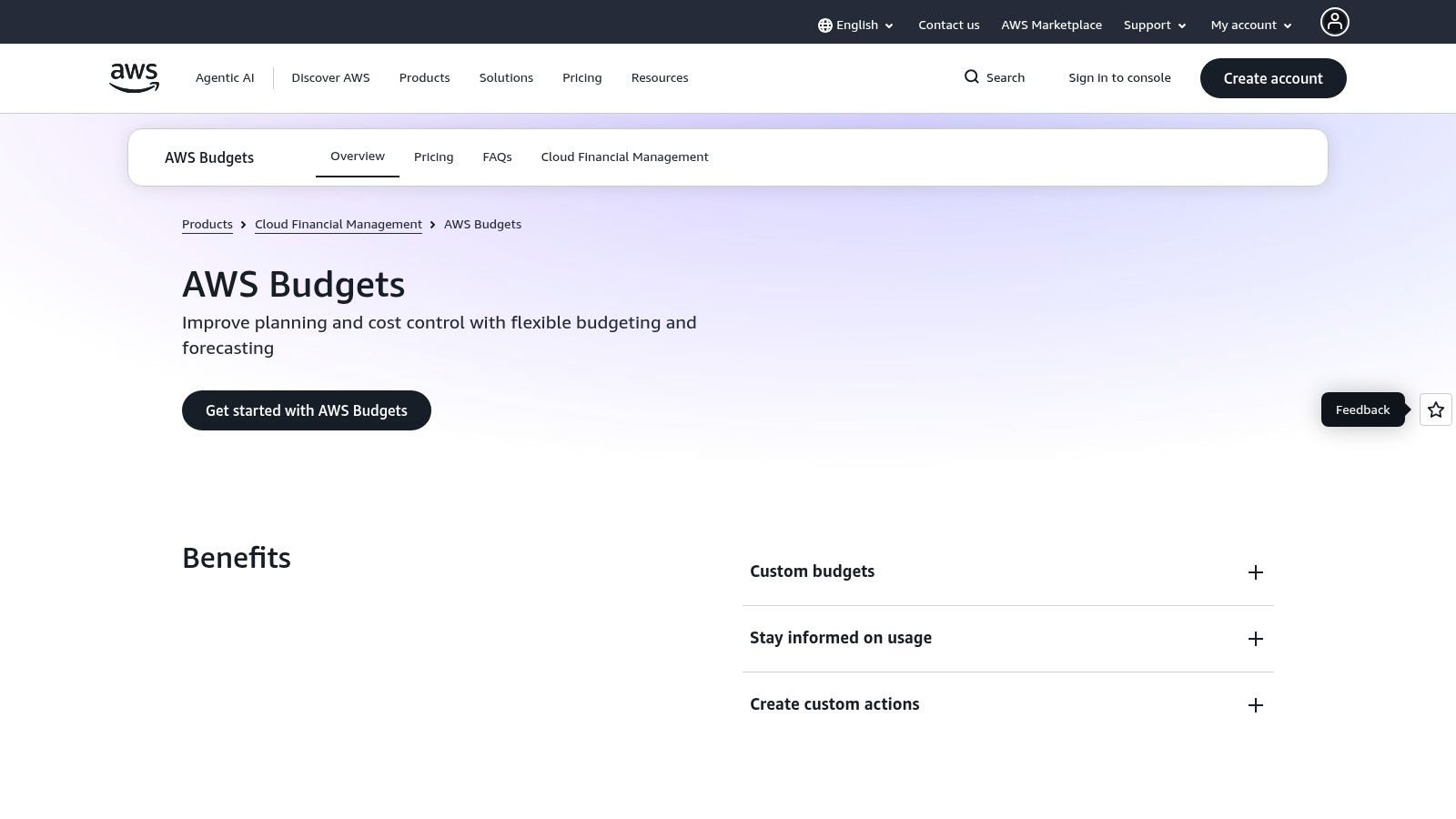 Screenshot from https://aws.amazon.com/aws-cost-management/aws-budgets/